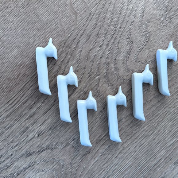 Wood Duck Ceramic Knife Rest (6). 3"x1" - White - Picture 5 of 11